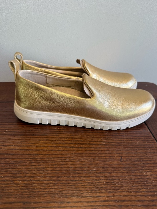 Vionic Shoes - Vionic Uptown Willa Metallic Gold Slip-On‎ Sneakers 6